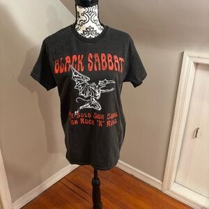 NWOT Urban Outfitters Black Sabbath T-shirt Size Small Band Heavy Metal Rock 70s